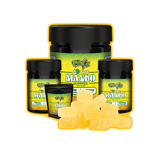 Delta 9 THC Gummies Mango Batch: 041124-02