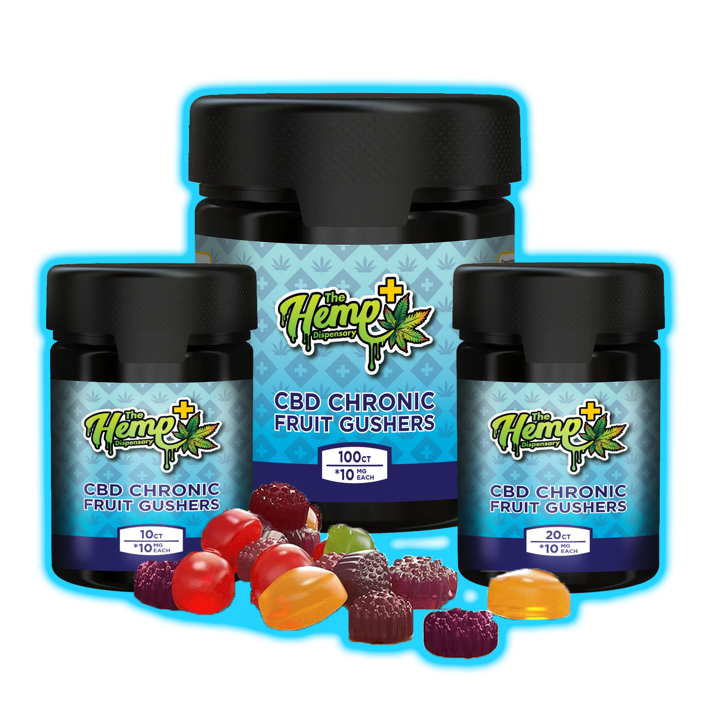 CBD Gummies Fruit Variety 10mg Batch: 021224-1